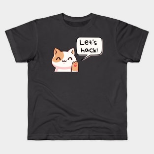 Let's hack (ethically, of course) :) | Hacker design Kids T-Shirt